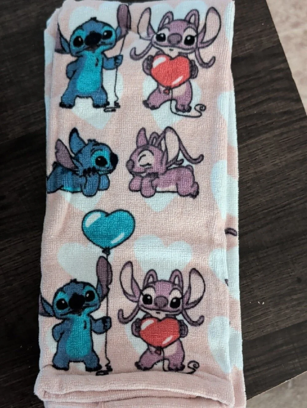 Disney Stitch And Angel Hand Towels